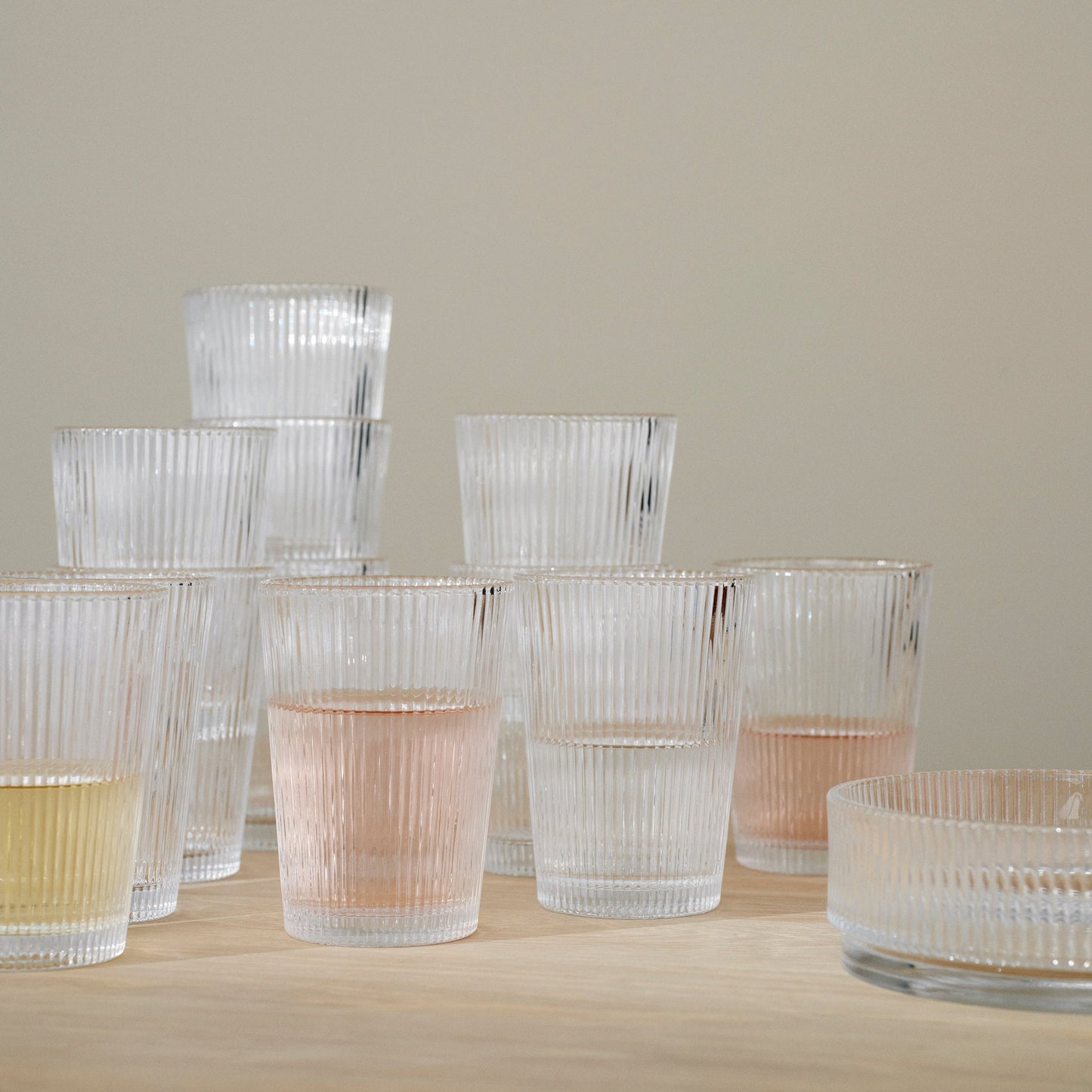 Pilastro drinking glasses. set of 6