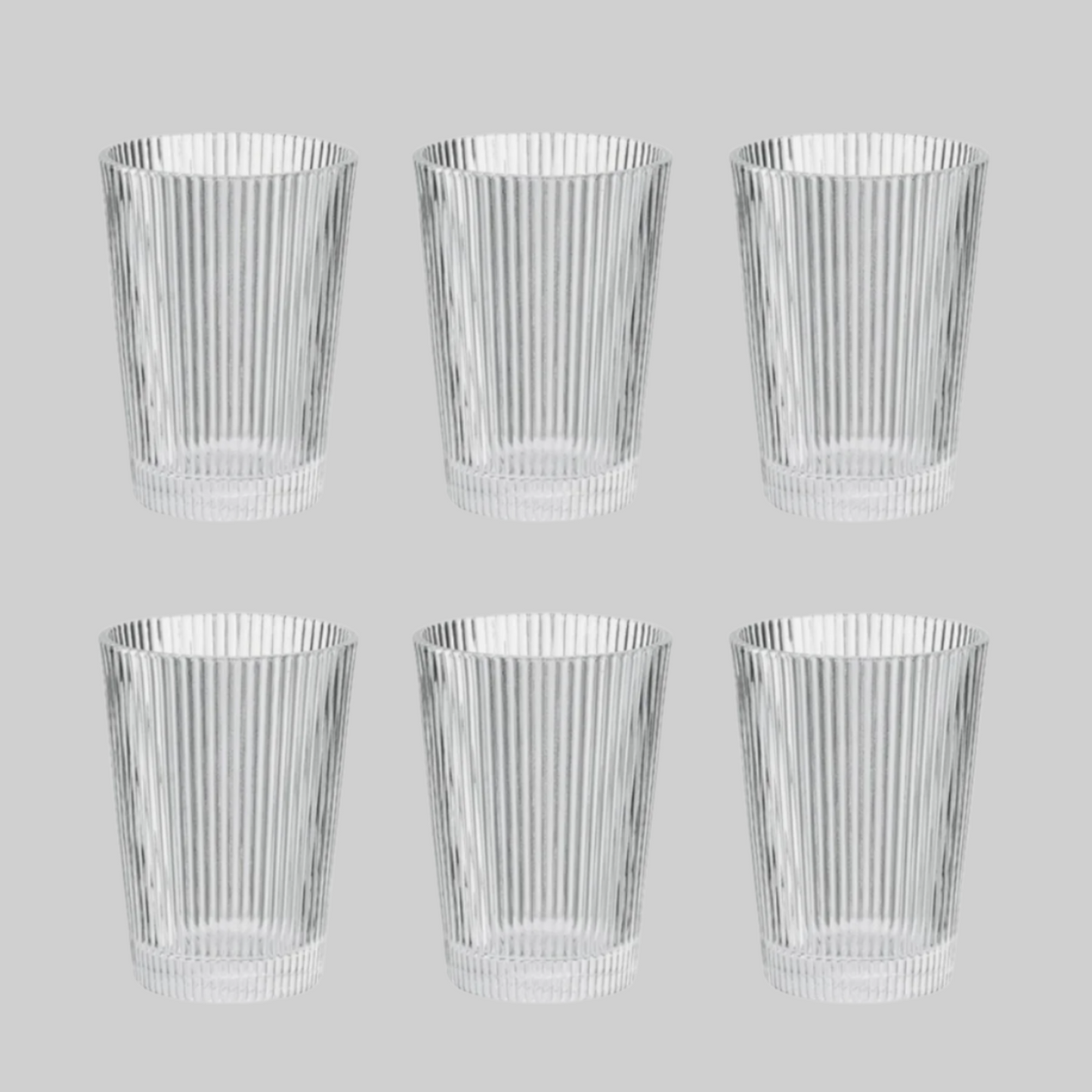 Pilastro drinking glasses. set of 6