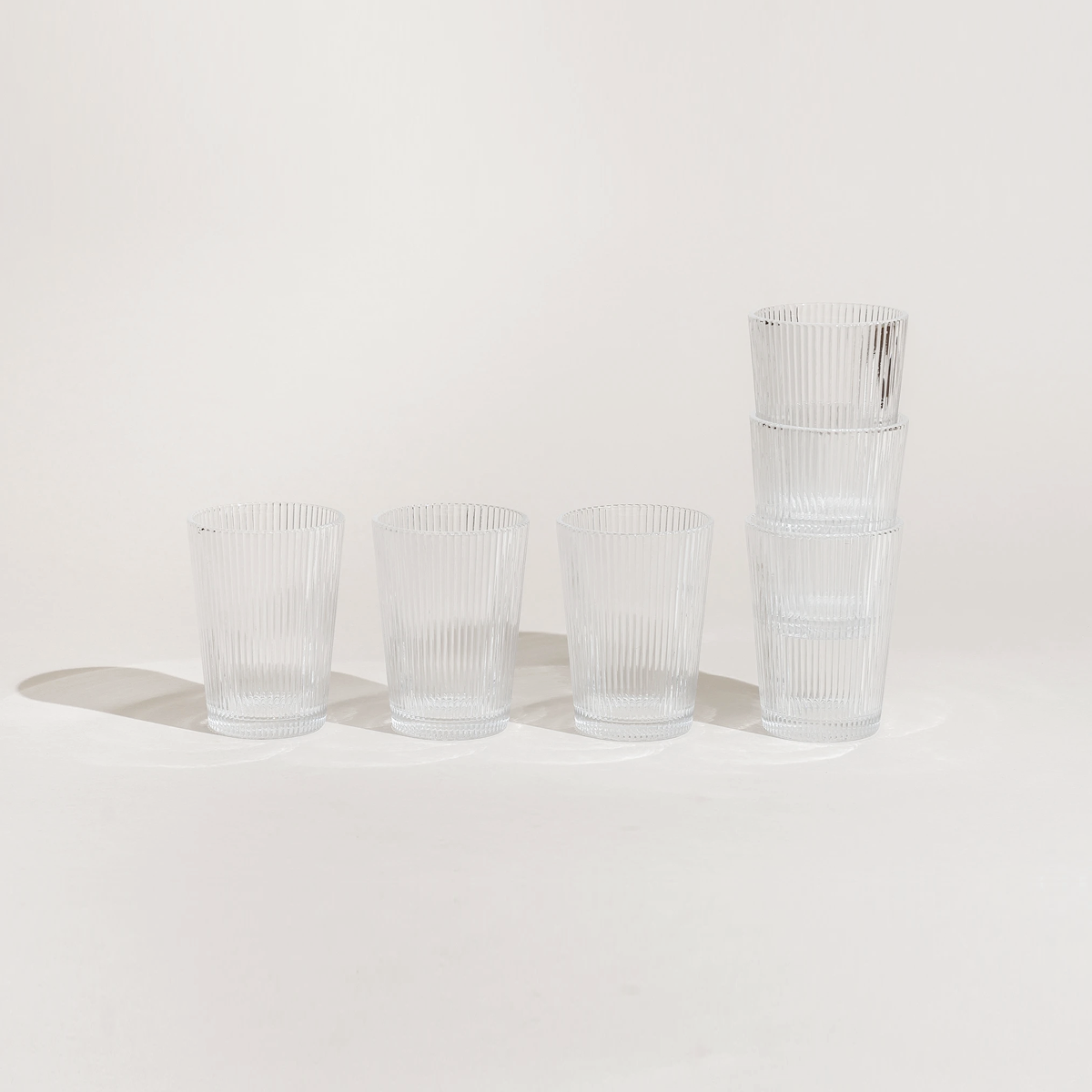 Pilastro drinking glasses. set of 6