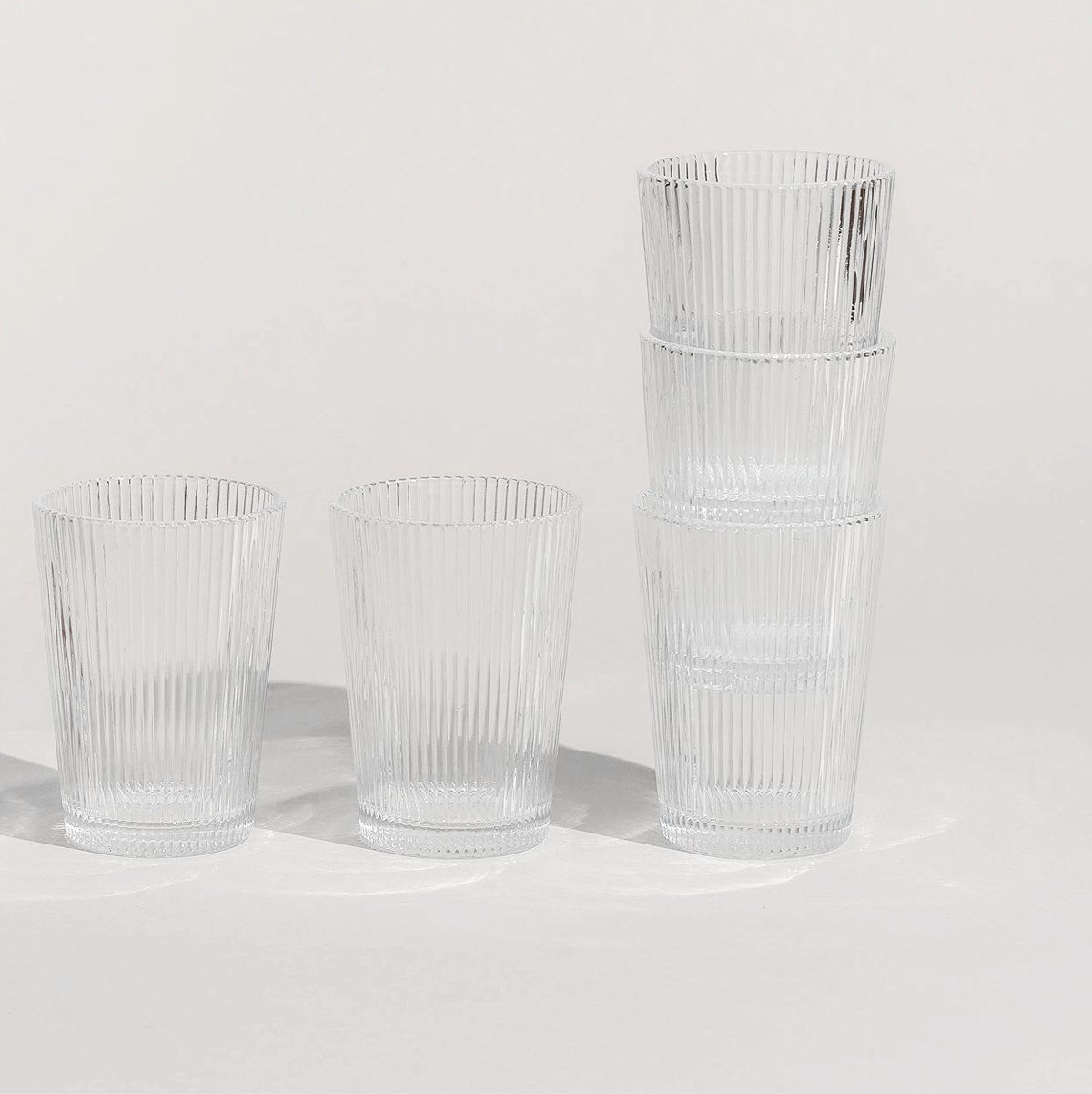 Pilastro drinking glasses. set of 6